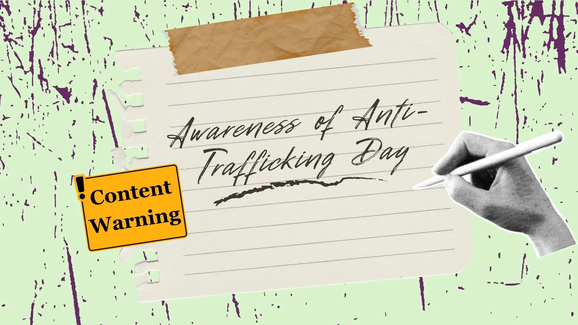 Awareness of Anti-Trafficking Day