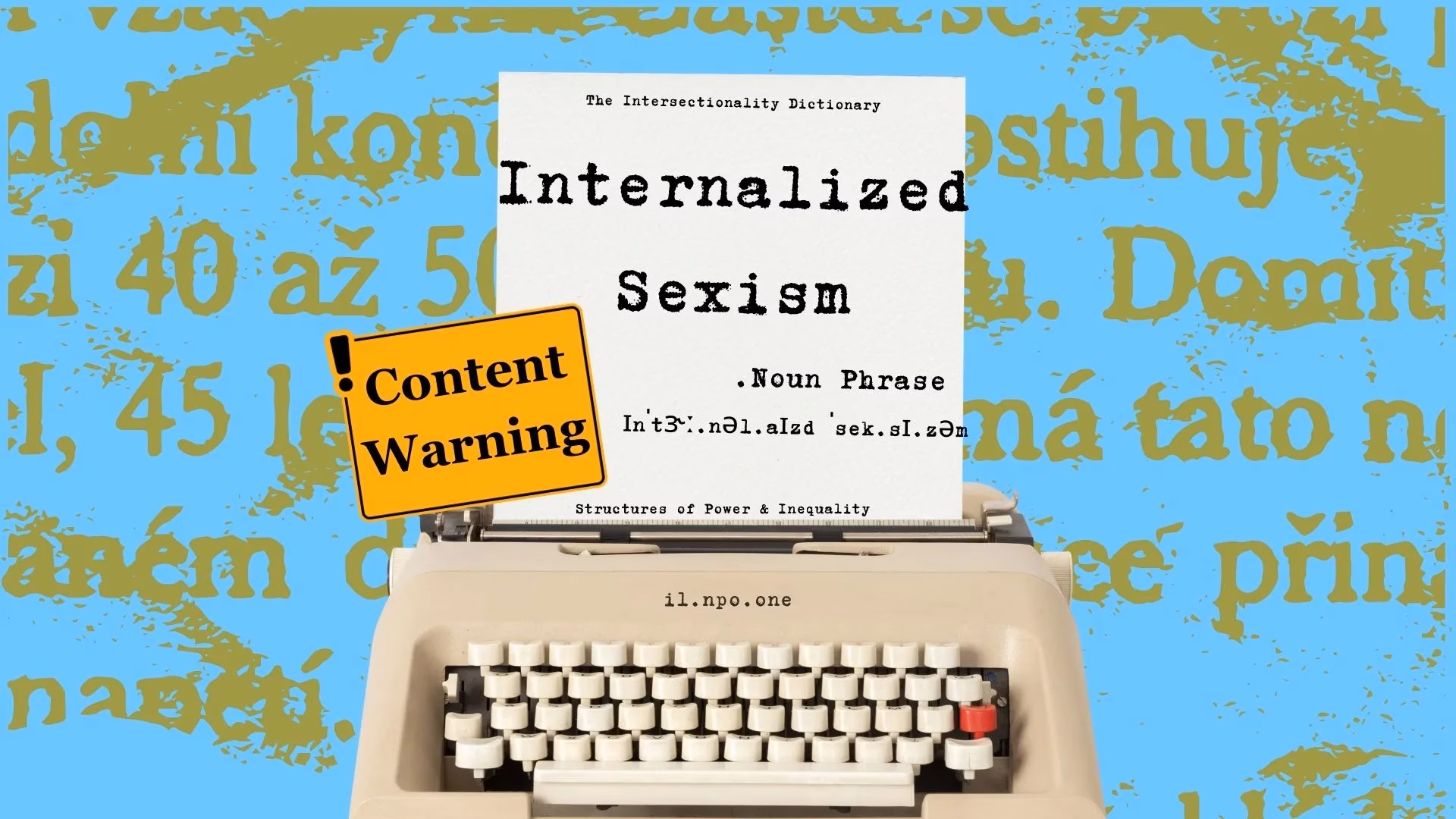 Internalized Sexism