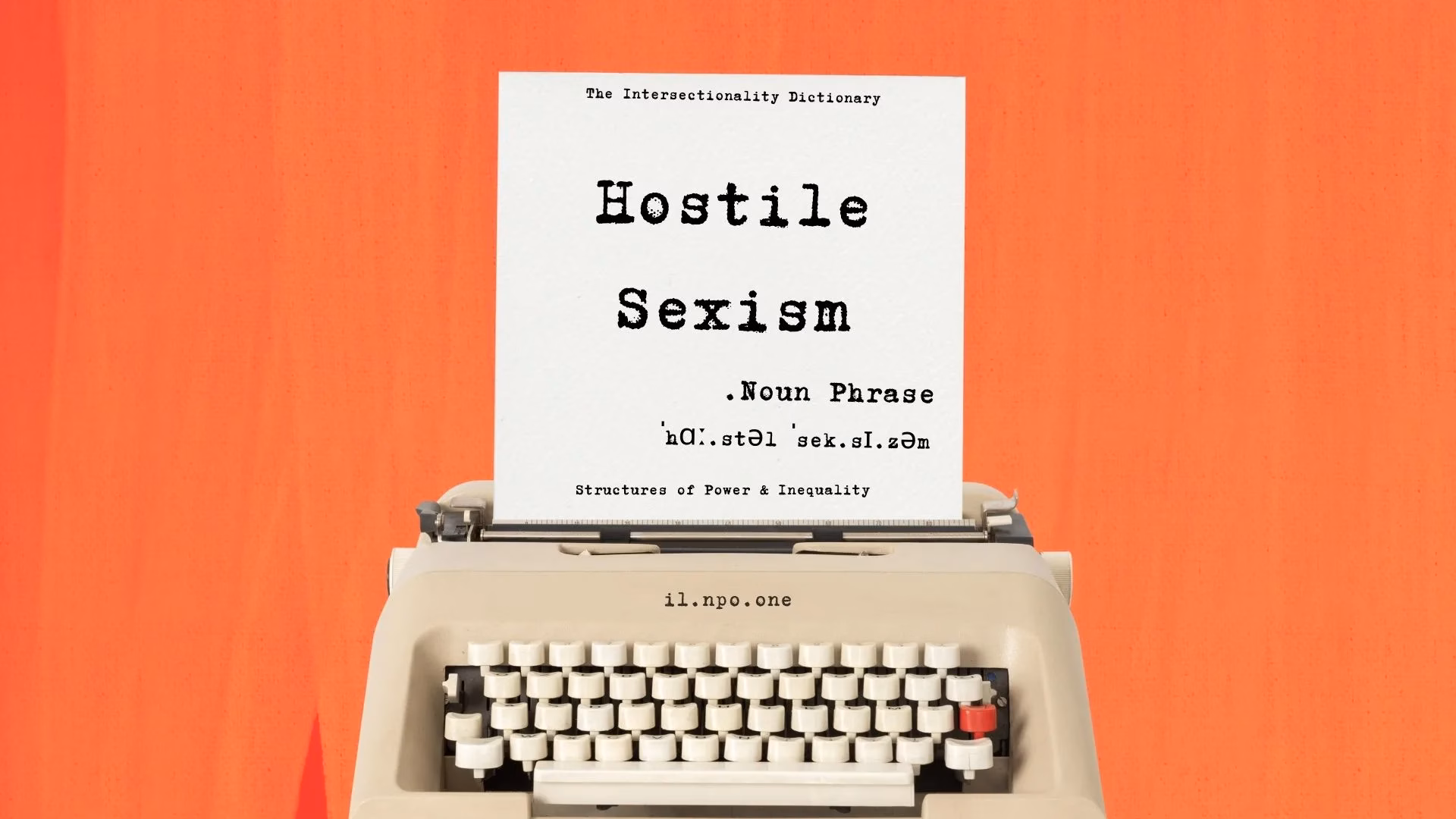 Hostile Sexism
