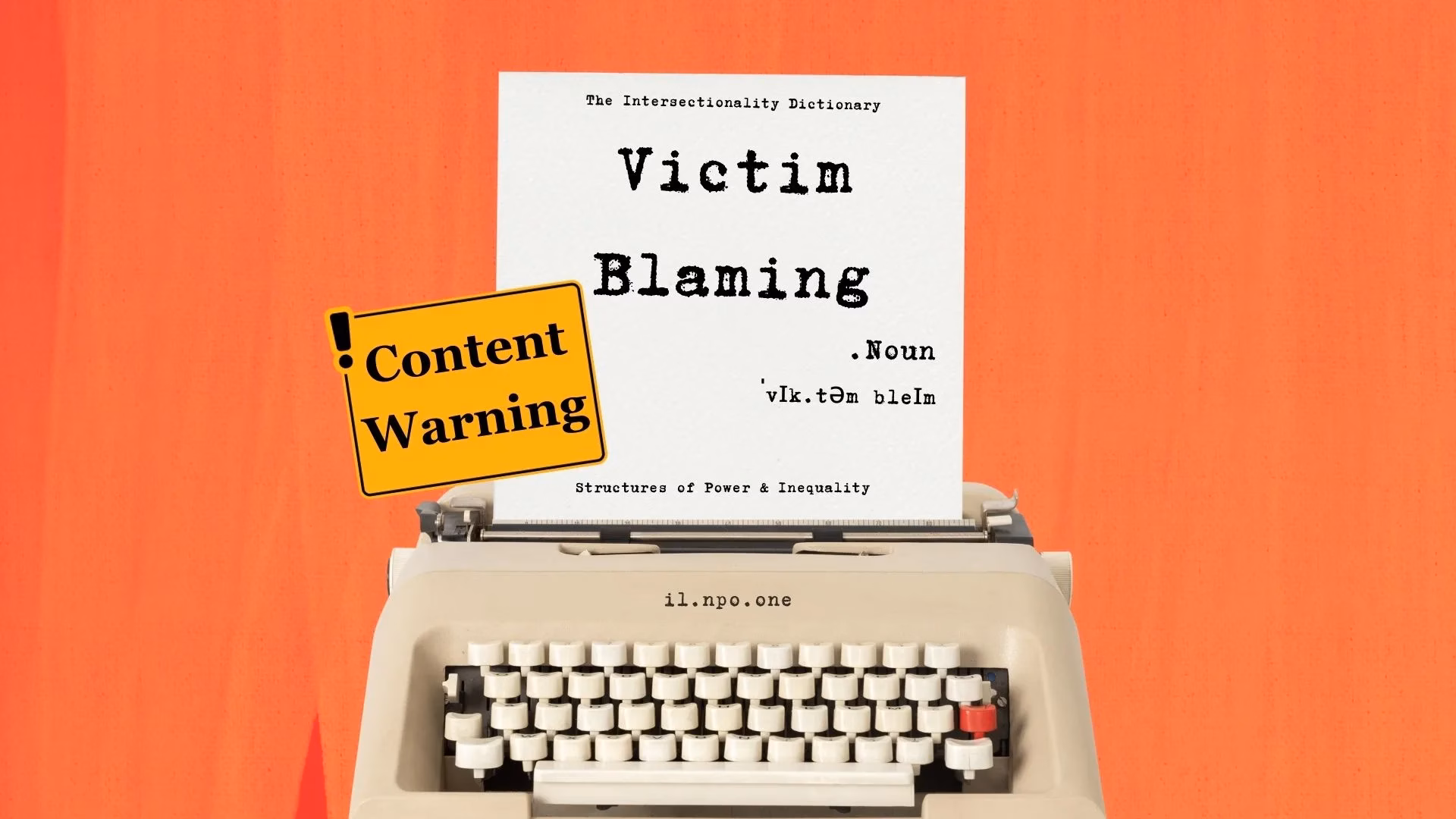 Victim Blaming
